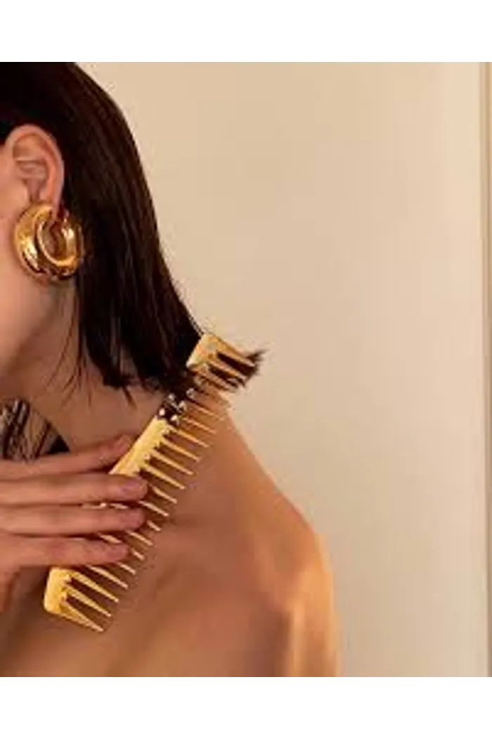 Профессиональный золотой гребень для укладки 14 К Golden Styling Comb 