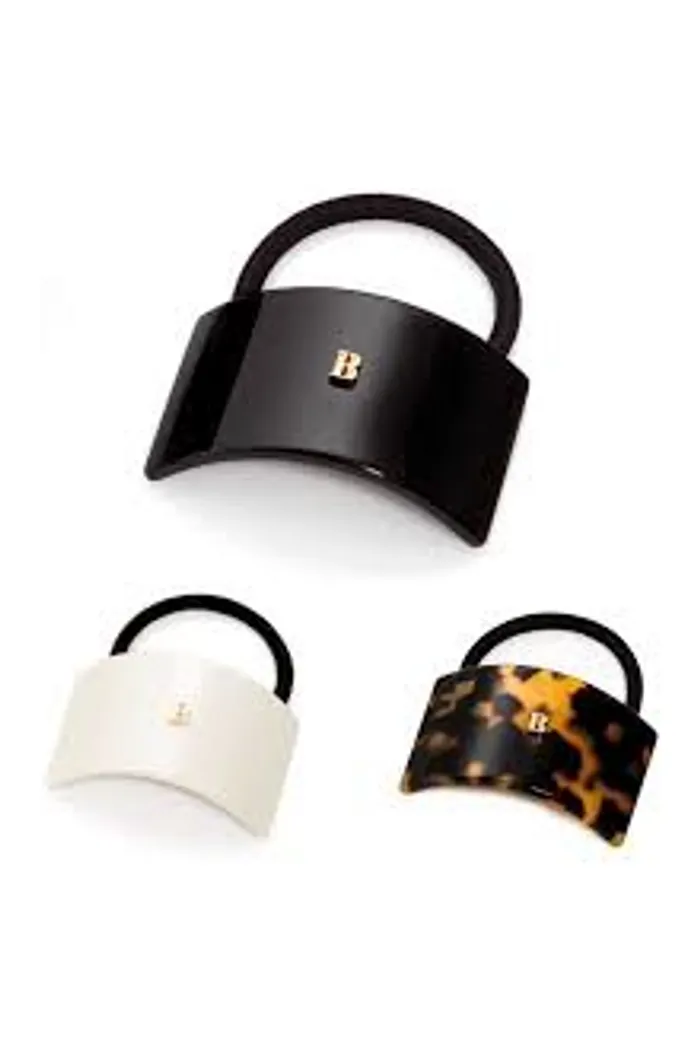 Резинка для волос, коричневая Elastique pour Cheveux Tortoise