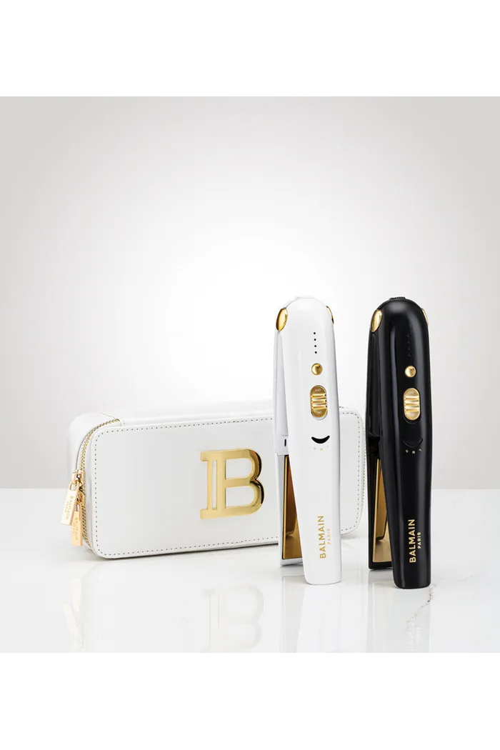 Выпрямитель для волос беспроводной + косметичка