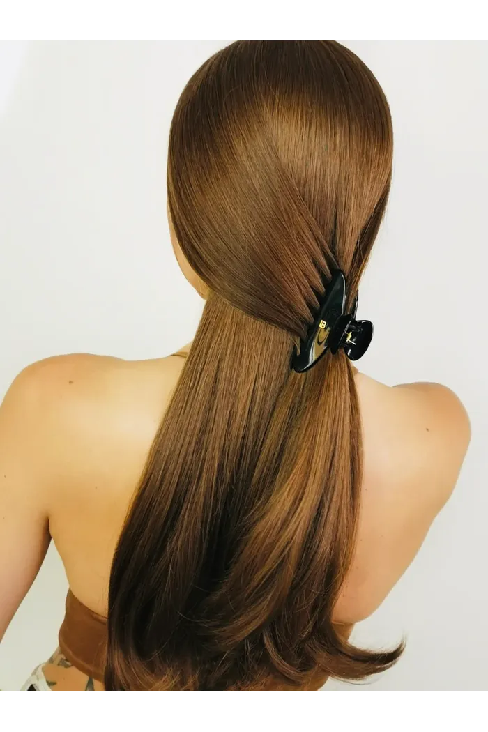 Заколка для волос, черная Pince à Cheveux Medium Black