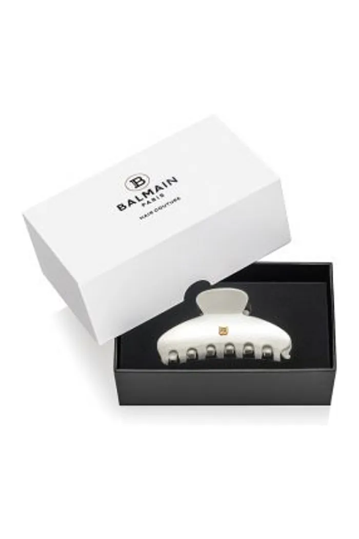 Заколка-краб для волос Pince à Cheveux Large White