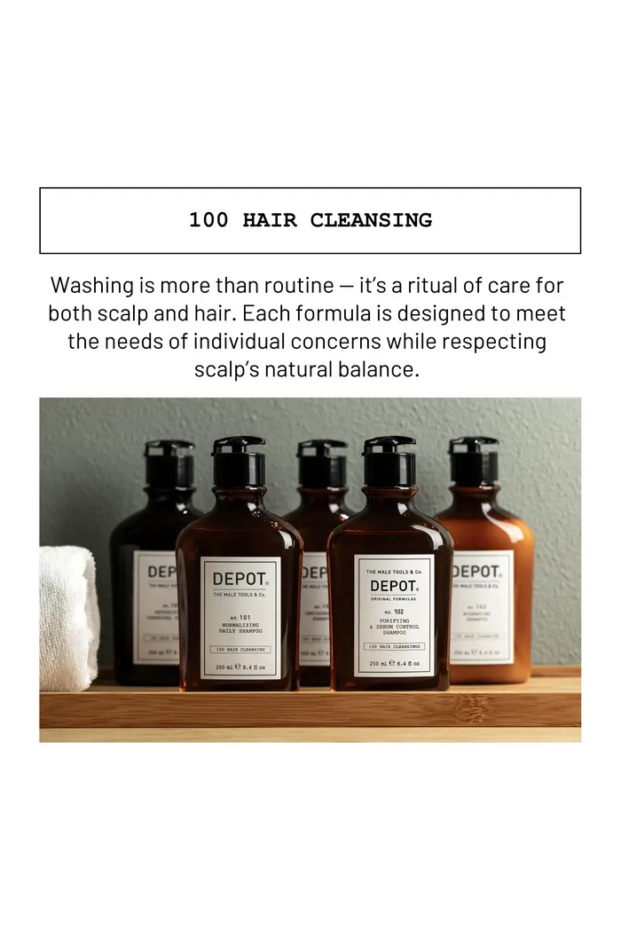 DEPOT No. 101 Нормализующий ежедневный шампунь, 250 ml