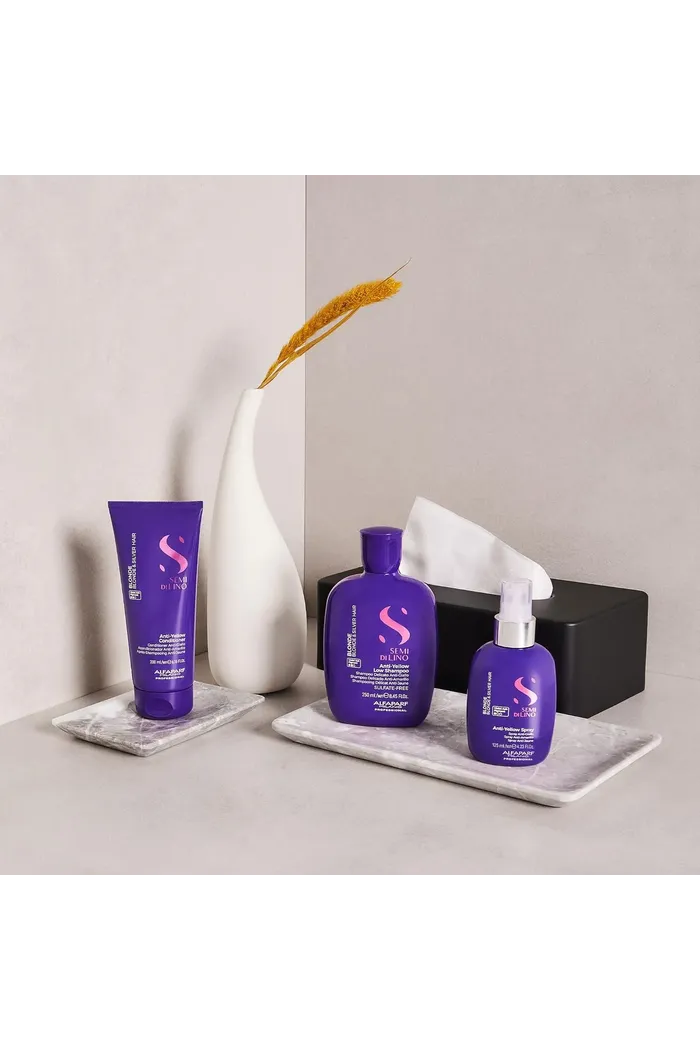 Alfaparf Milano Semi di Lino Anti-Yellow Gift Set