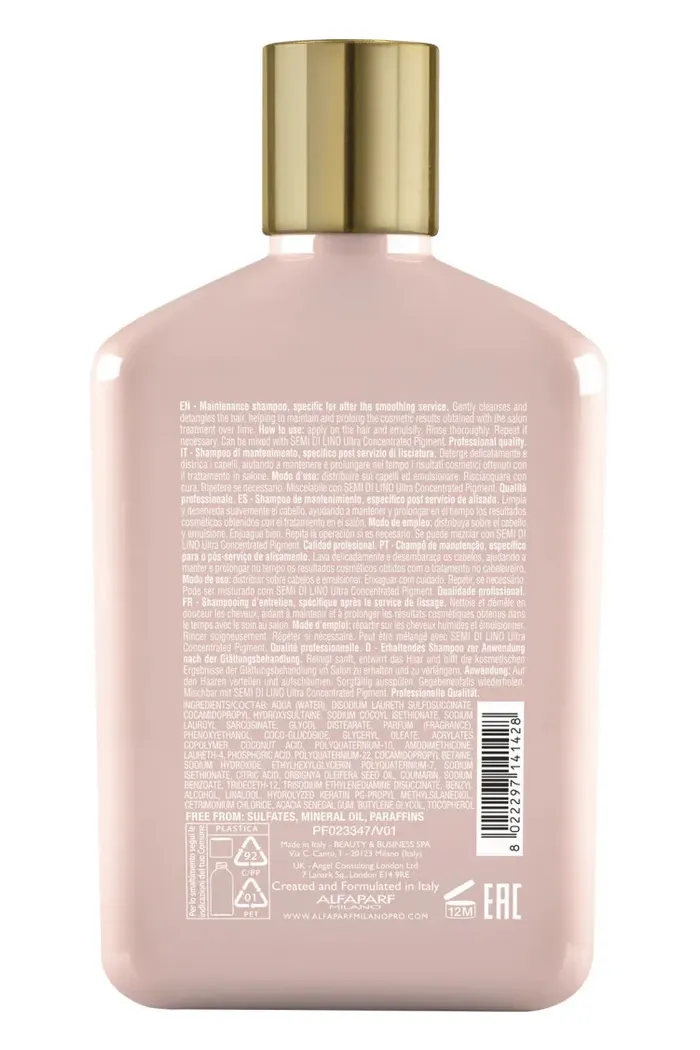 ALFAPARF Keratin Therapy Lisse Design Shampoo, 250 ml