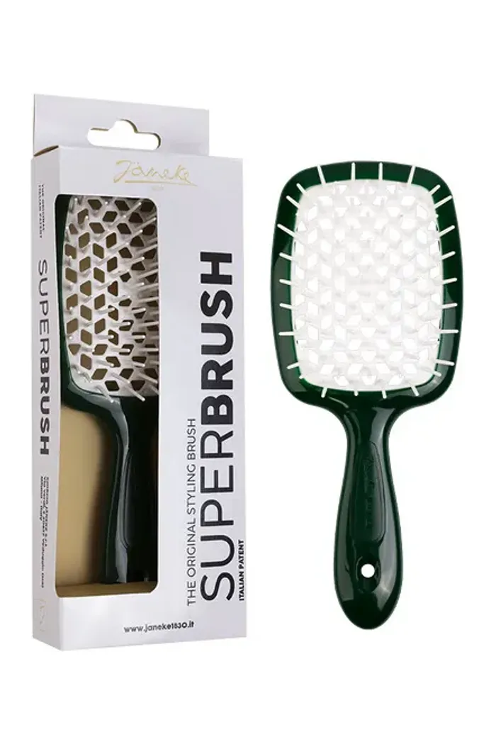 Janeke SUPERBRUSH щетка для волос Green/White