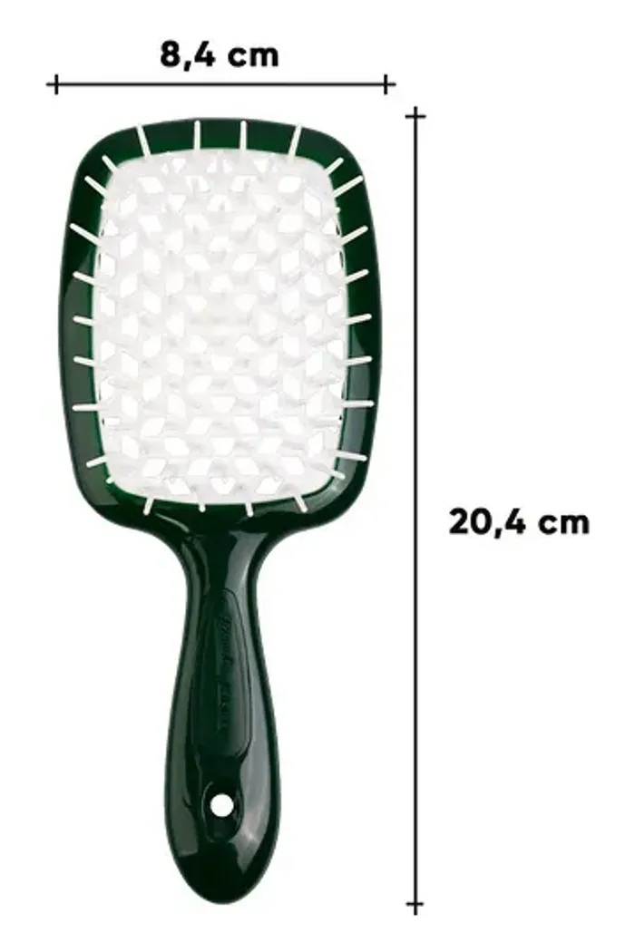Janeke SUPERBRUSH щетка для волос Green/White