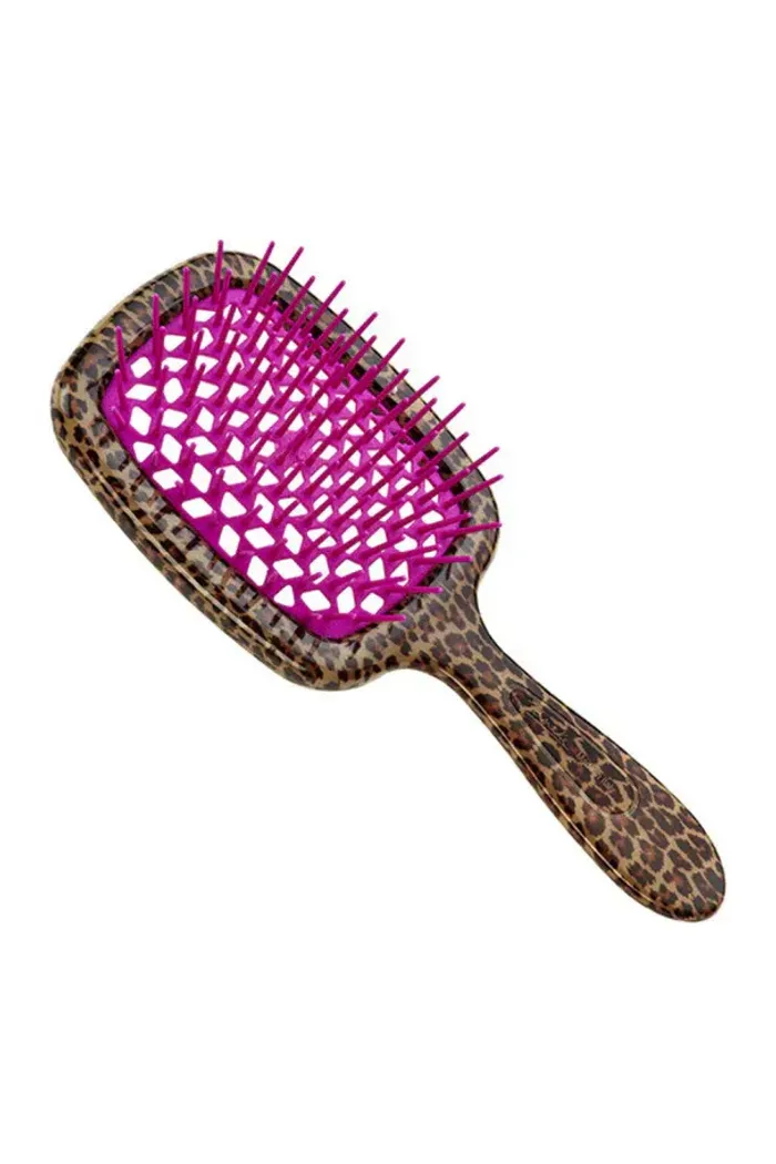 Janeke Superbrush Leopard Fuxia