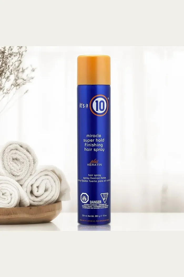 ITS A 10 KERATIN plus Miracle Super Hold — финишный лак-спрей для волос, 333 ml