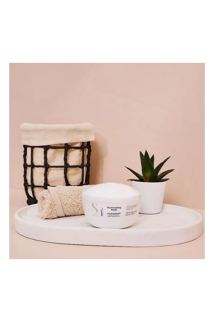 Маска для придания блеска волосам