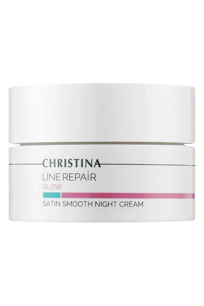 Ночной крем для лица "Гладкость сатина"