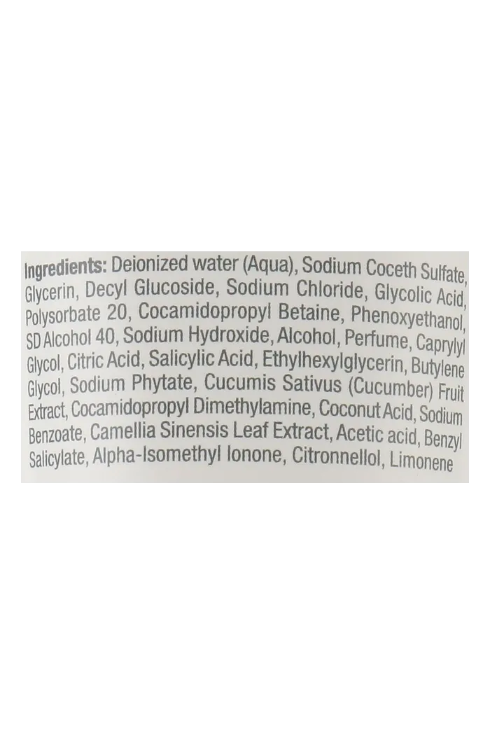 Очиститель для лица с кислотами AHA-BHA