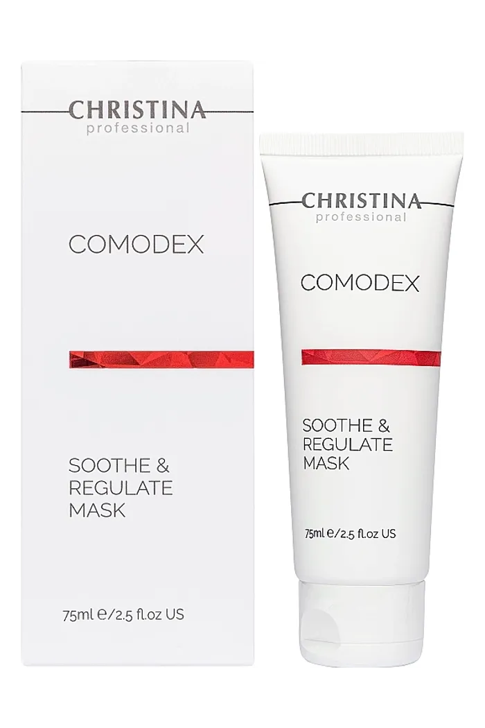 Успокаивающая и регулирующая маска для лица