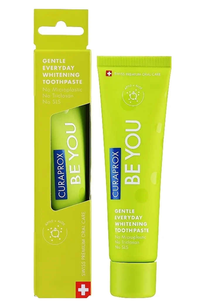 Зубная паста со вкусом яблока и алоэ