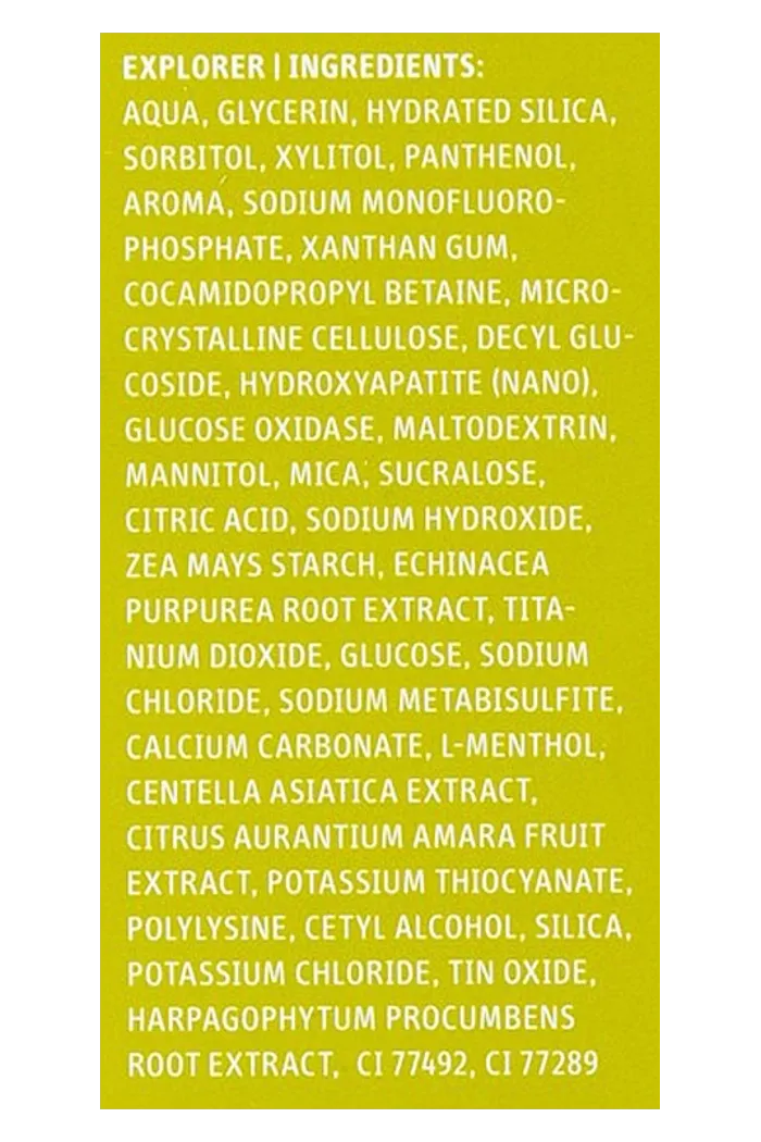 Зубная паста со вкусом яблока и алоэ