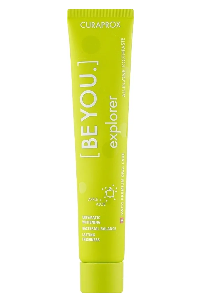 Зубная паста со вкусом яблока и алоэ