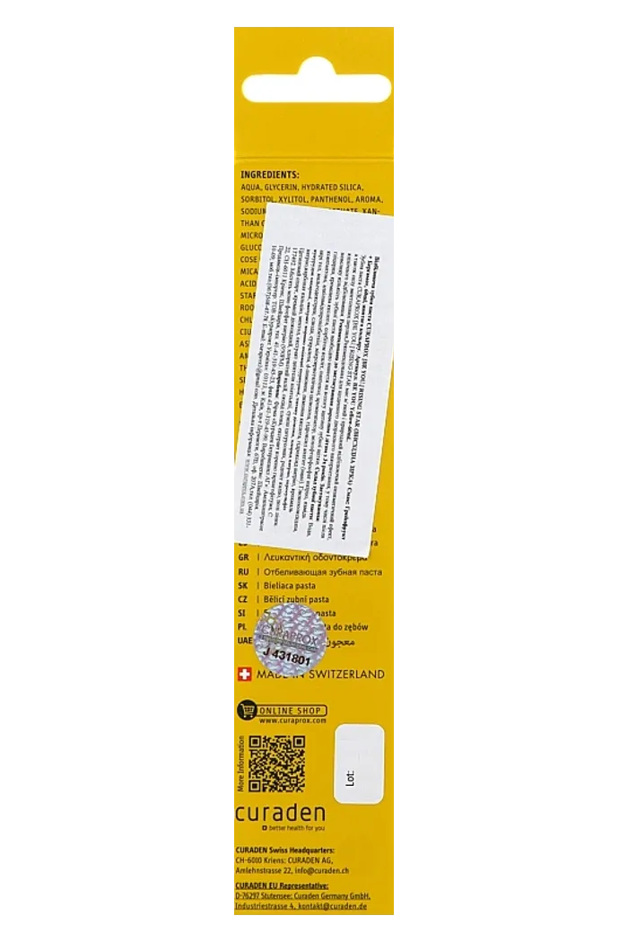 Зубная паста со вкусом грейпфрута и бергамота