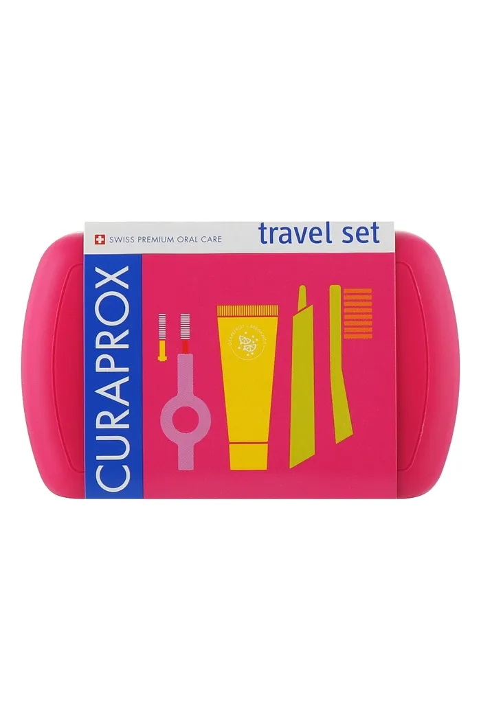 Набор дорожный гигиенический, красный