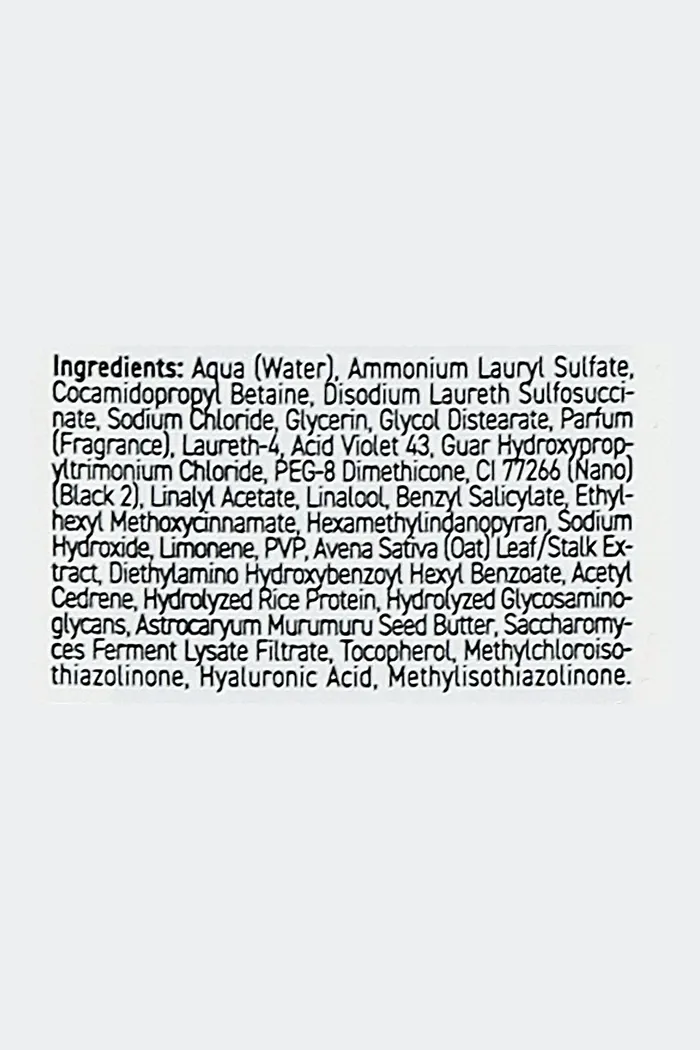 Шампунь для волос с черным пигментом