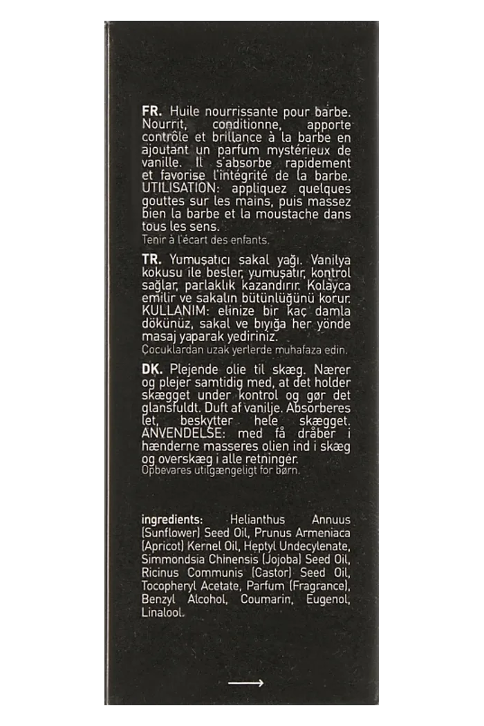 Масло для бороды "Мистическая ваниль"