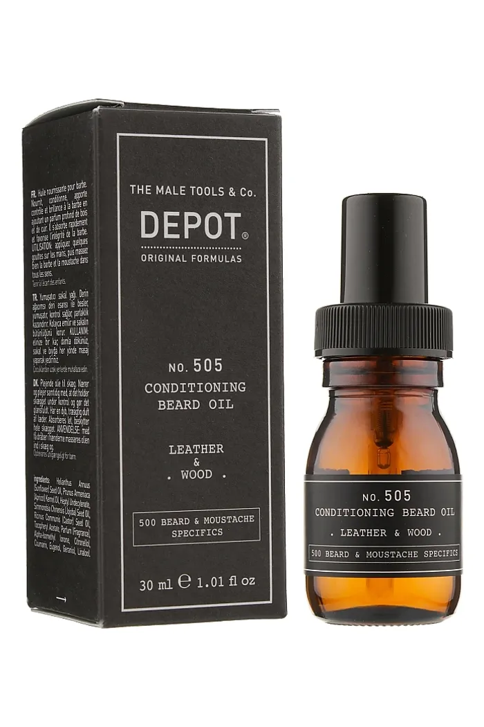 Масло для бороды "Аромат кожи и дерева"