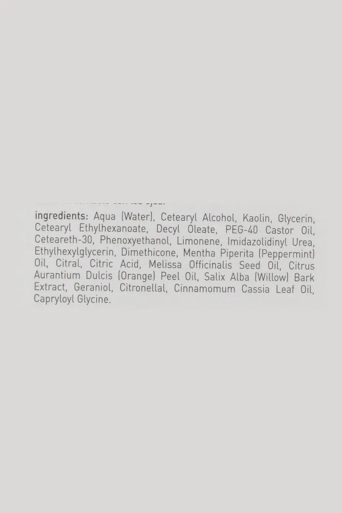 Белая глина для волос для контроля кожного сала