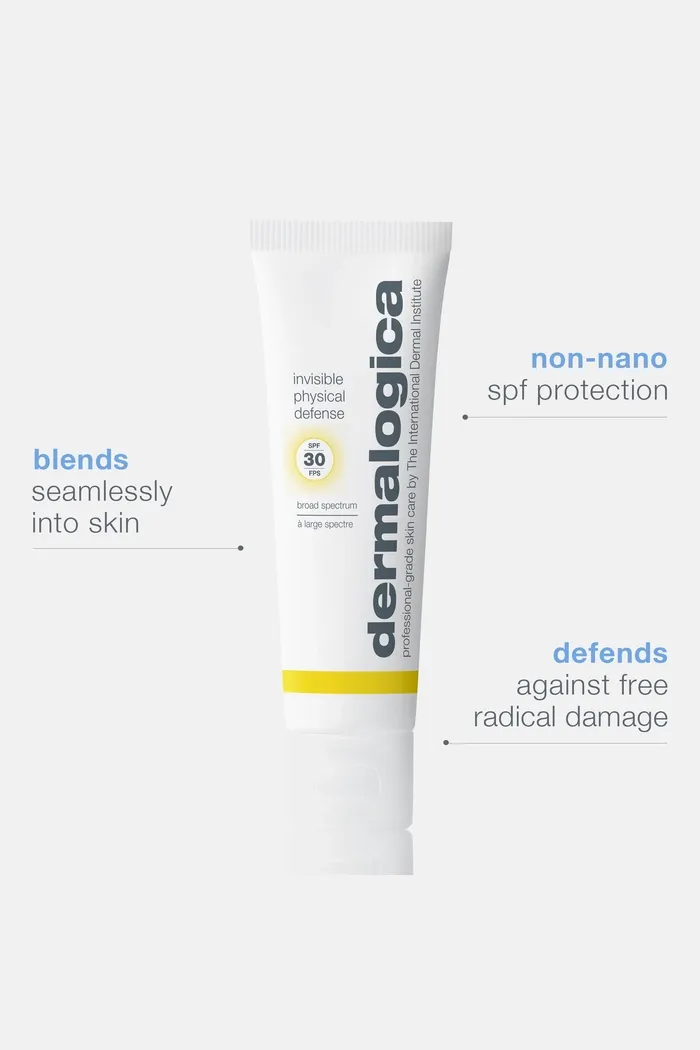 невидимый физический минеральный солнцезащитный крем spf30