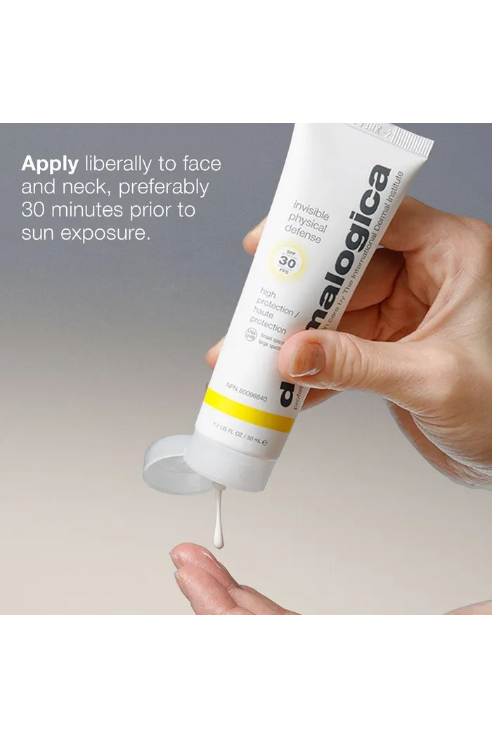 невидимый физический минеральный солнцезащитный крем spf30