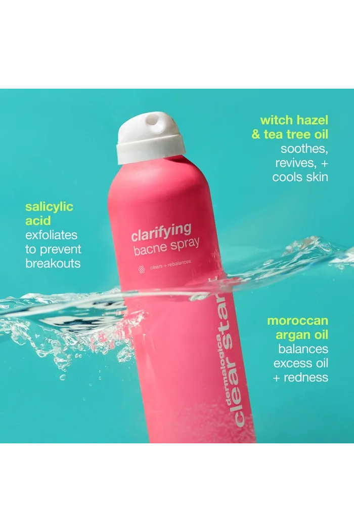 очищающий спрей от прыщей на спине