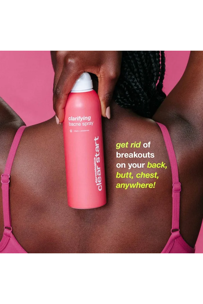 очищающий спрей от прыщей на спине