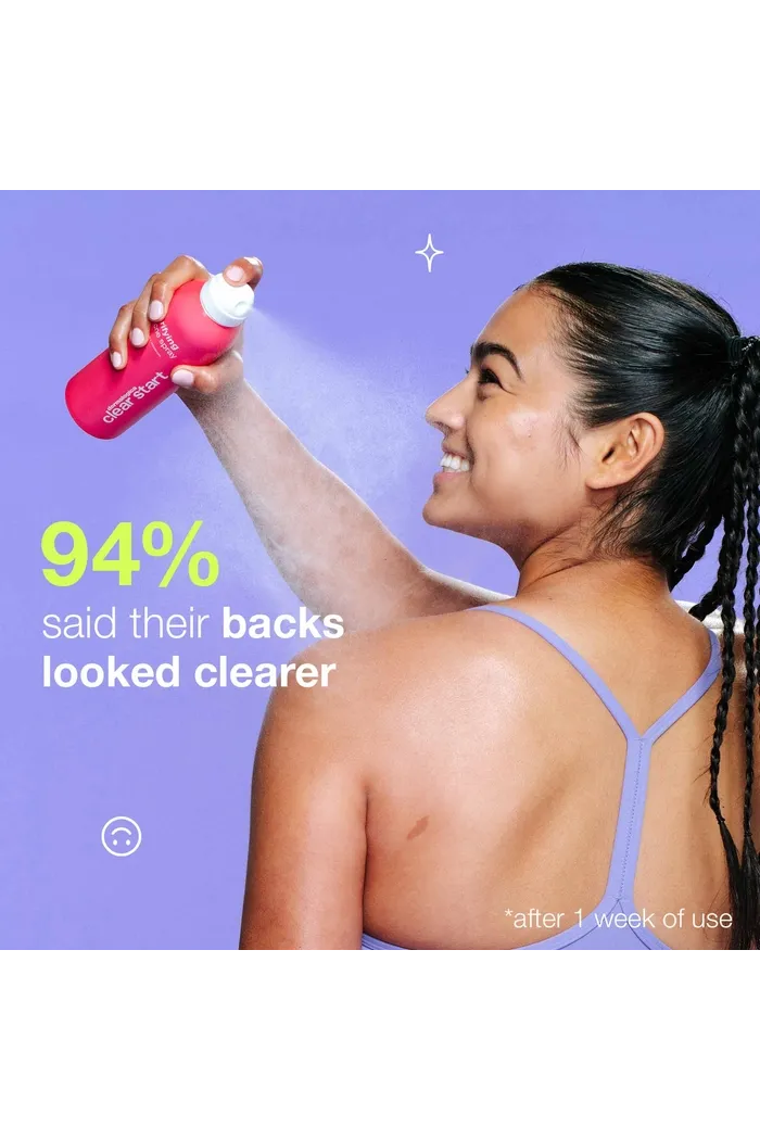 очищающий спрей от прыщей на спине