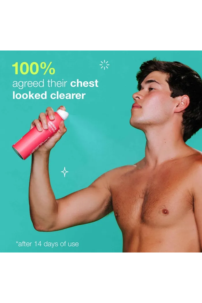 очищающий спрей от прыщей на спине