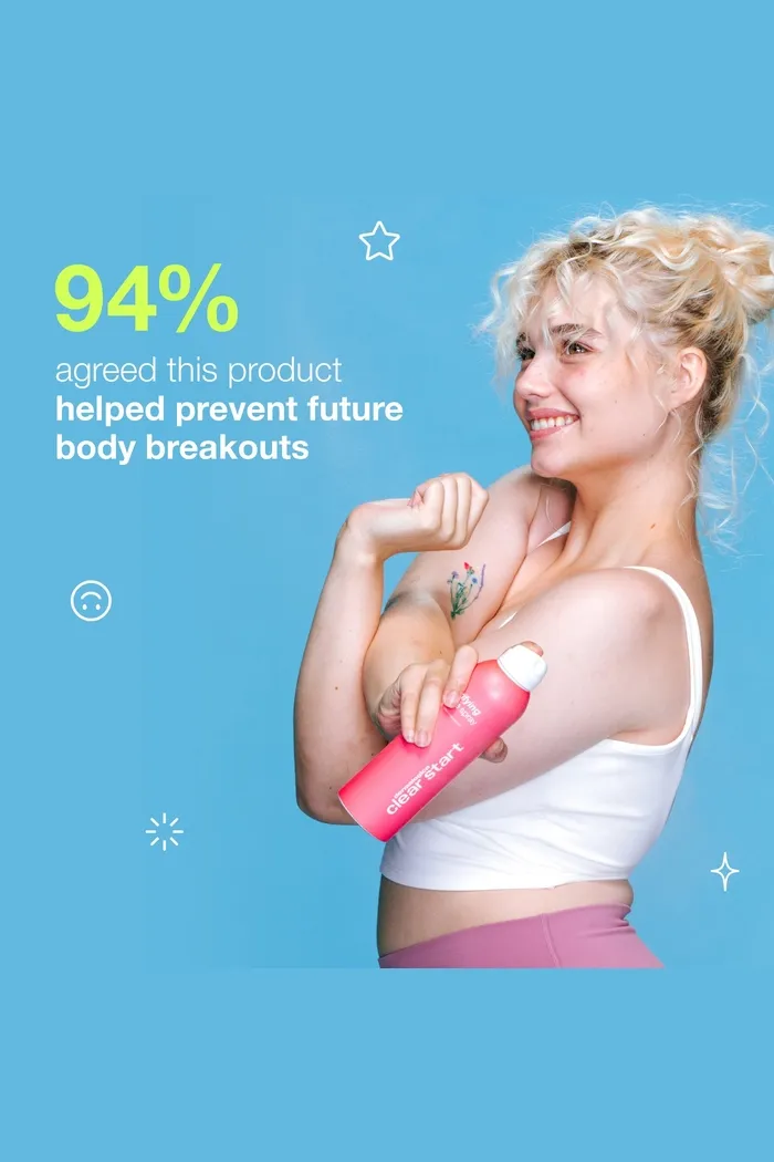 очищающий спрей от прыщей на спине