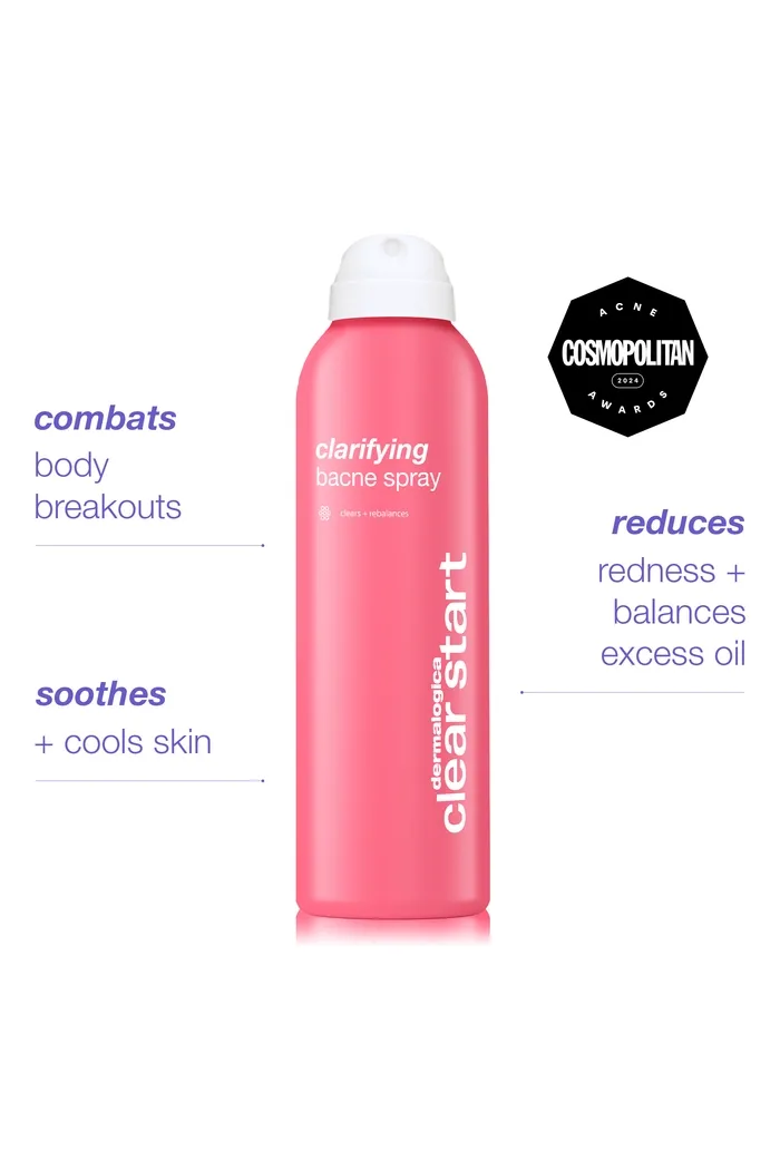 очищающий спрей от прыщей на спине