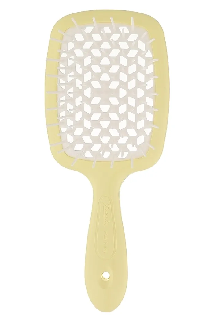 Расческа для волос, желто-белая