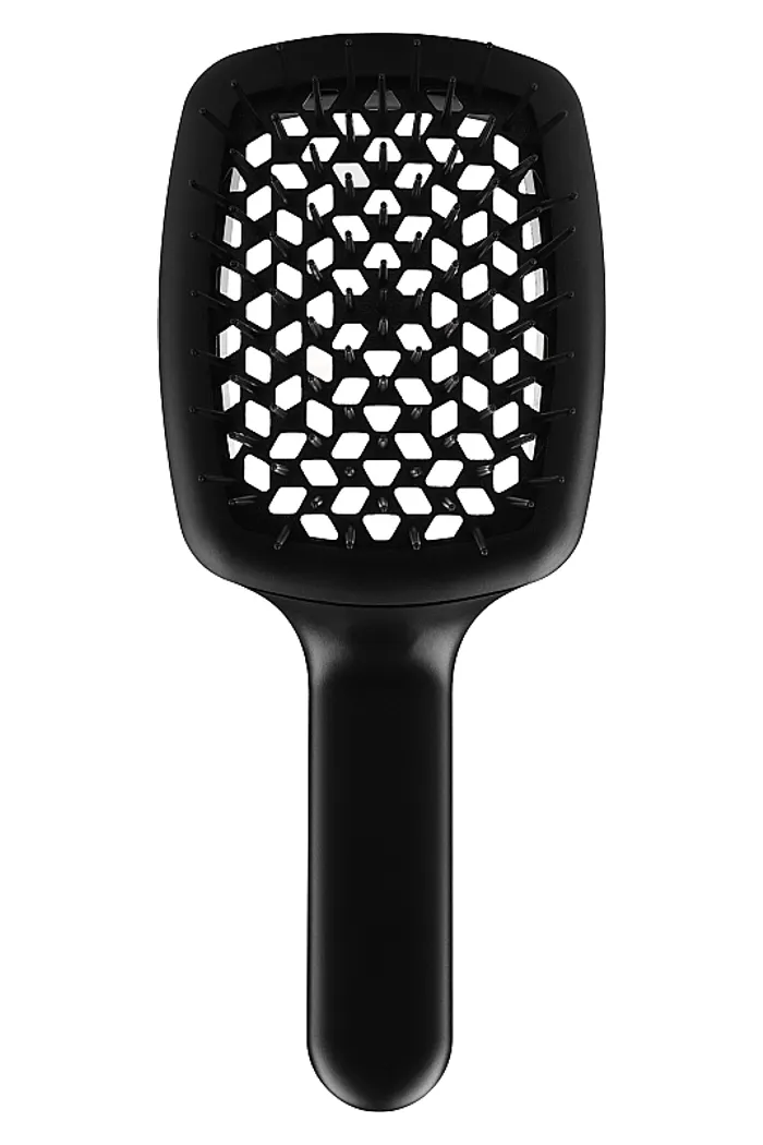 Расческа для волос, матовая черная