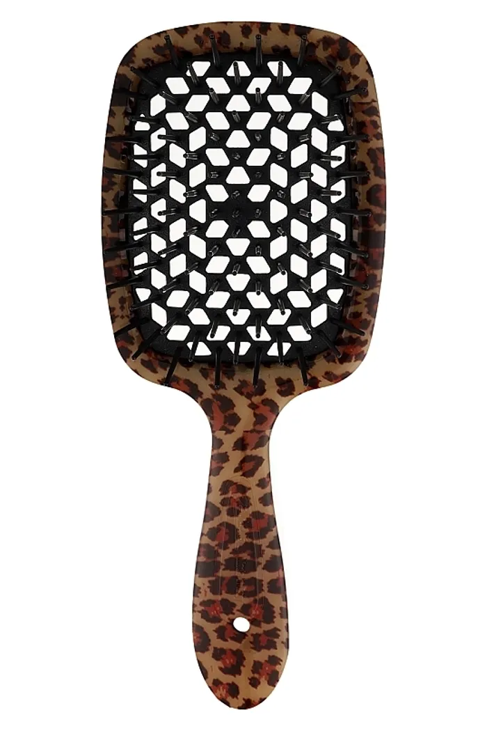 Расческа для волос, леопардовая
