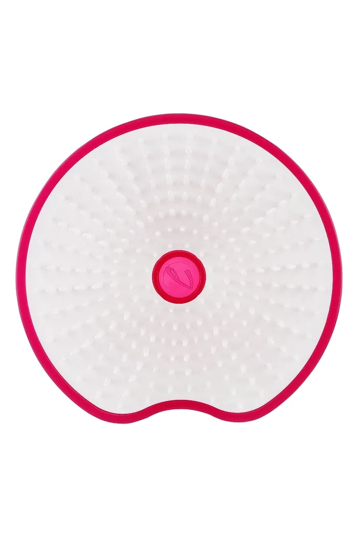 Компактная щетка для волос, розовая