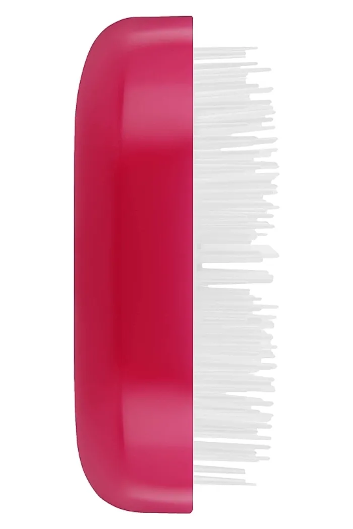 Компактная щетка для волос, розовая