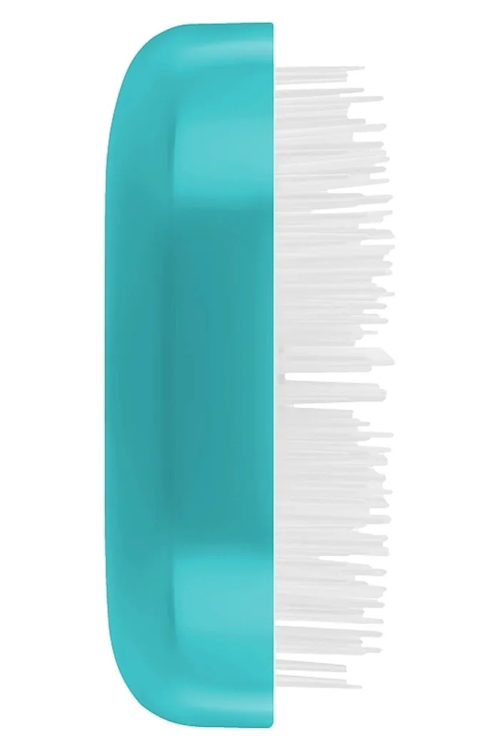 Компактная щетка для волос, голубая