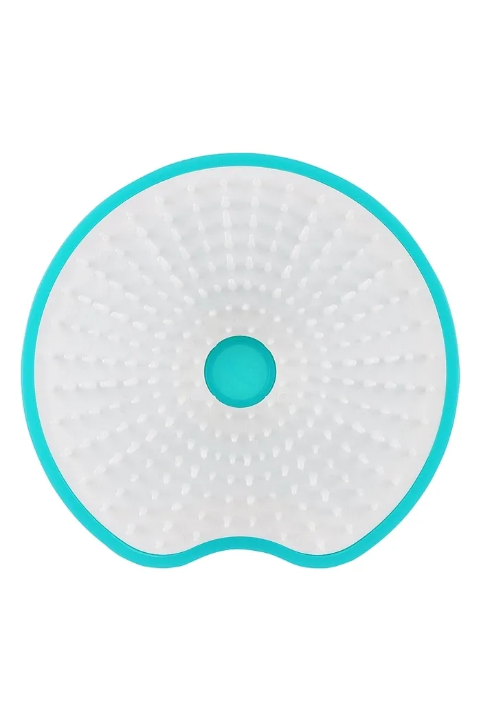 Компактная щетка для волос, голубая