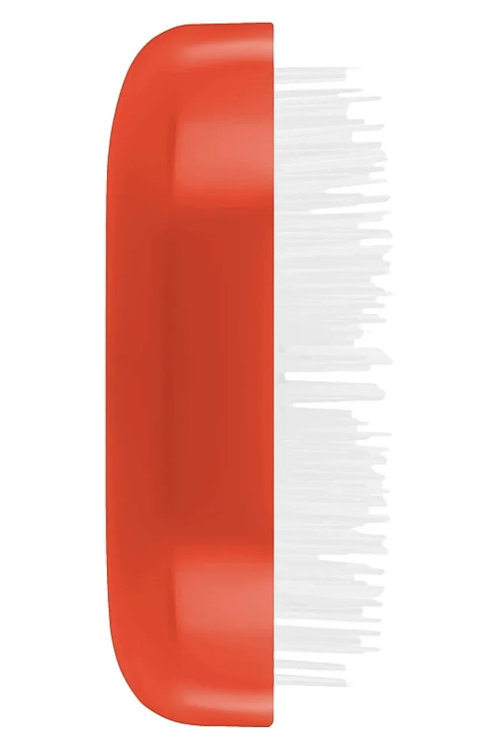 Компактная щетка для волос, оранжевая