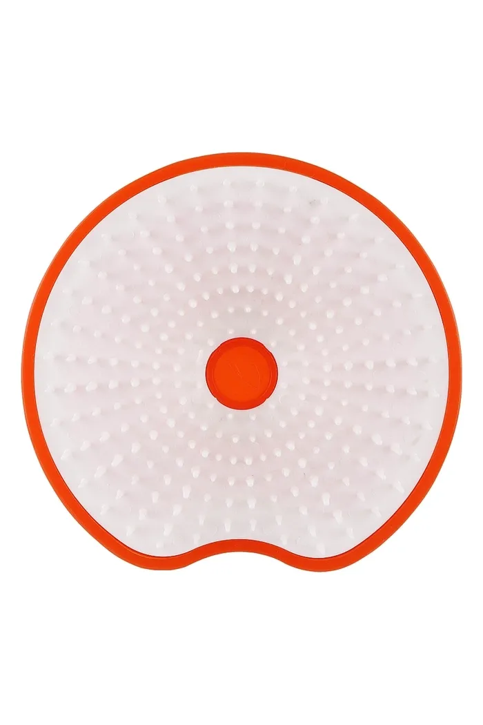 Компактная щетка для волос, оранжевая