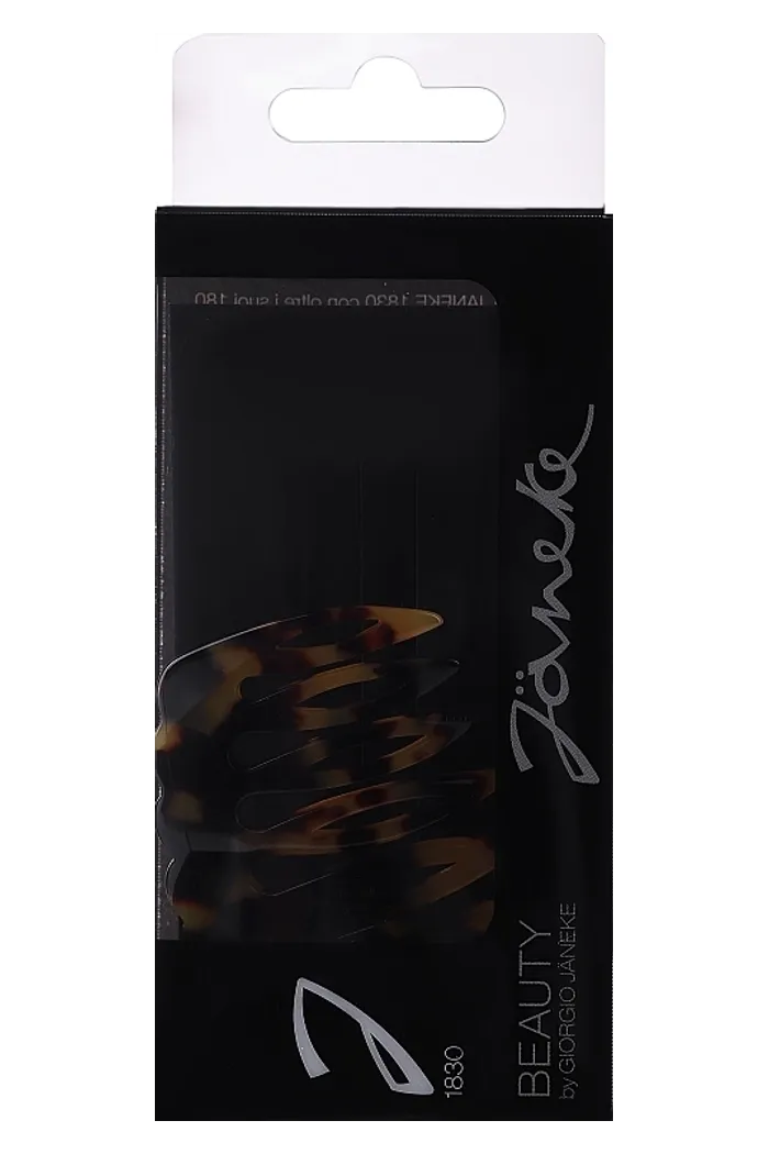 Заколка-гребень для волос, коричневая