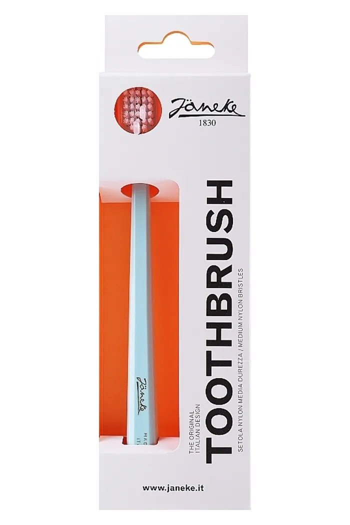 Зубная щетка средней жесткости, 94SP59, мятная с белой щетиной