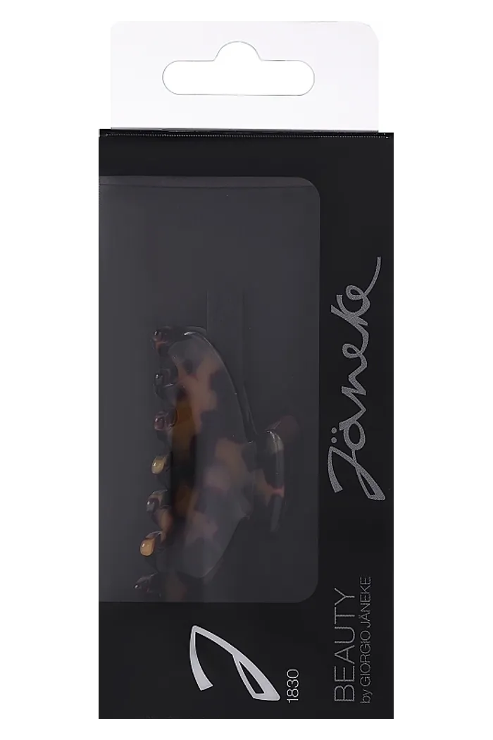 Заколка-краб для волос NZ0008Т, желто-коричневая