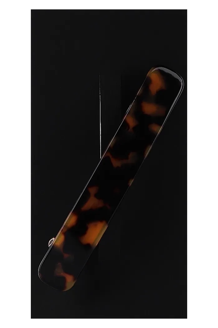 Заколка для волос, желто-коричневая