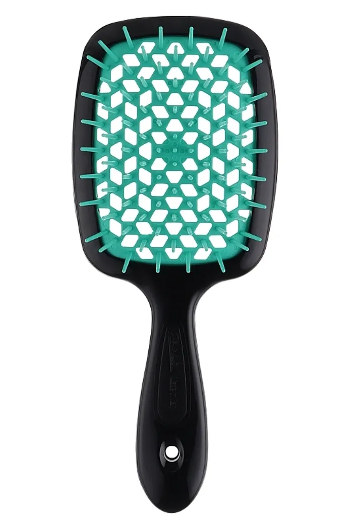 Расческа для волос 71SP226 TFF, черная с бирюзовым