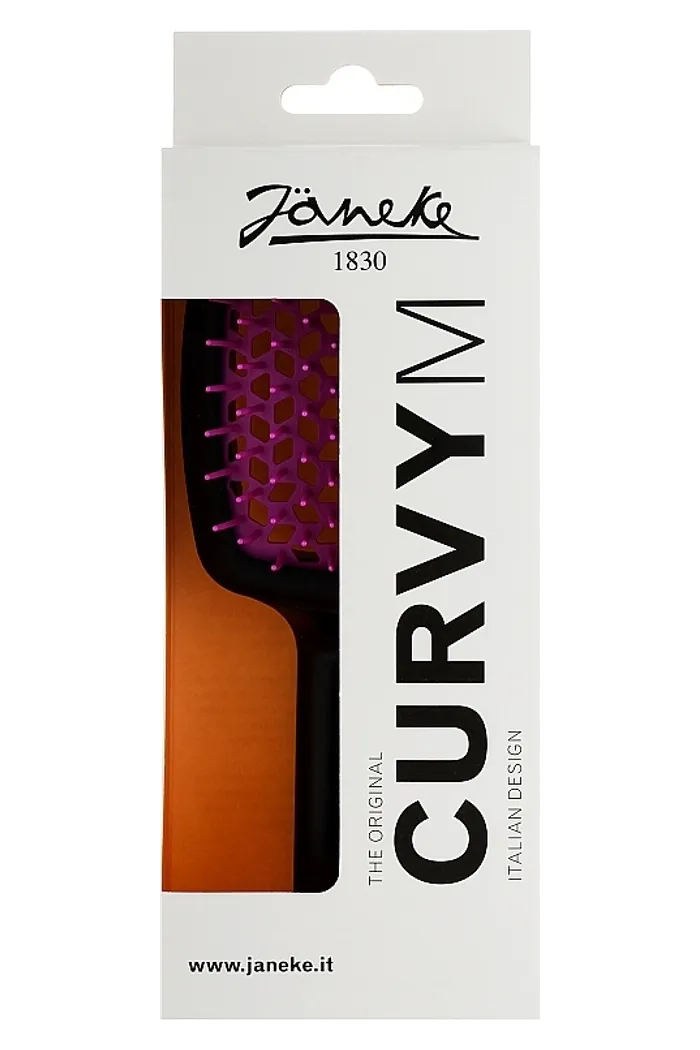 Расческа для волос, черно-розовая