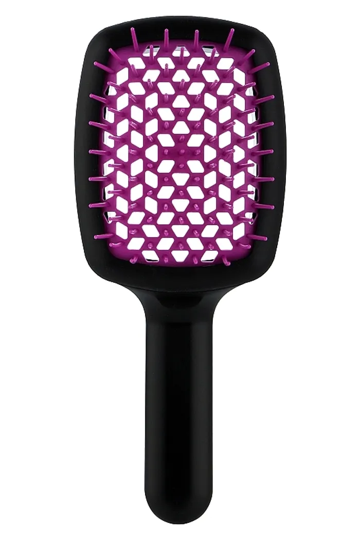 Расческа для волос, черно-розовая