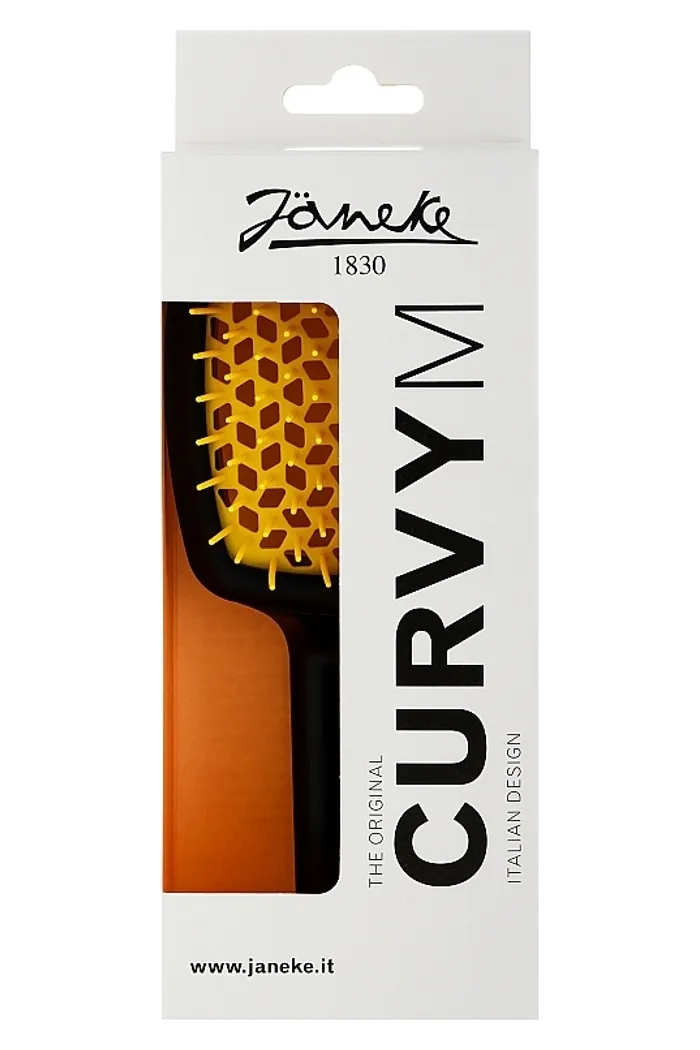 Расческа для волос, черно-желтая